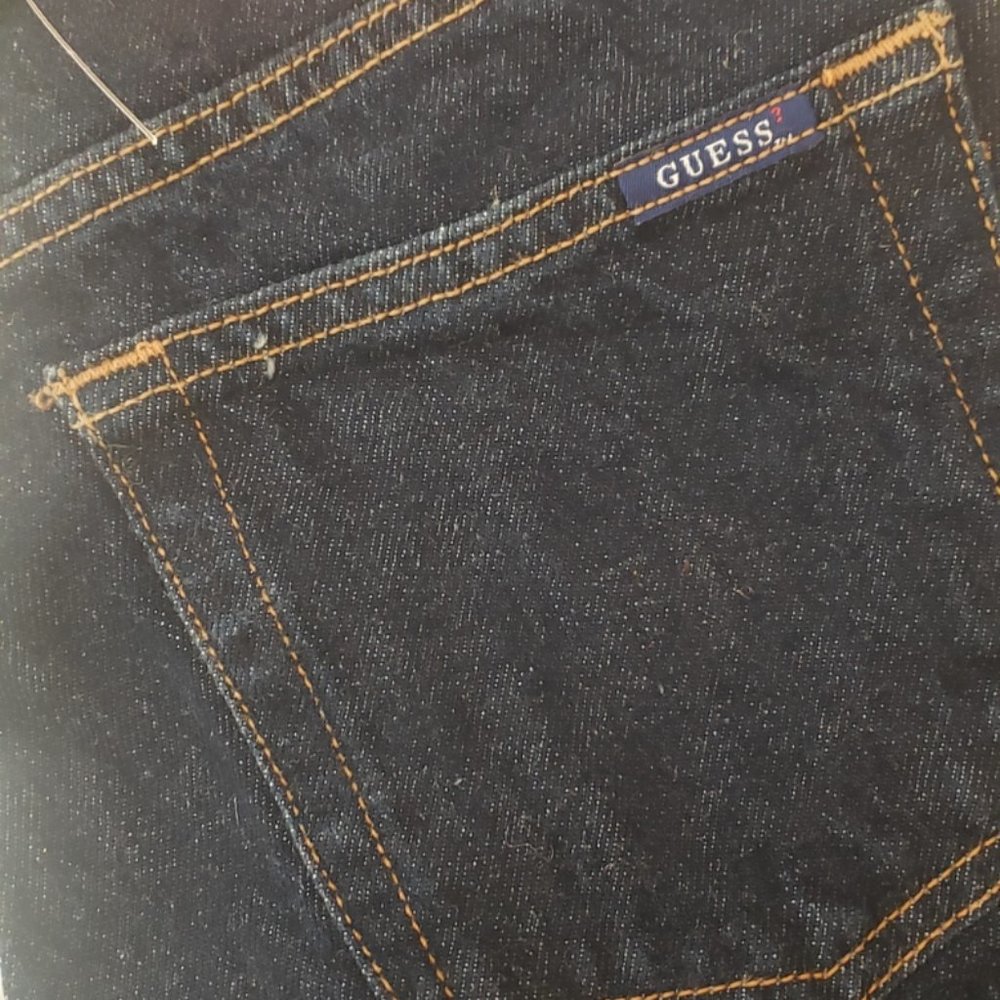 Vintage Guess woman's jeans boot leg cut with high waist size 26 never worn